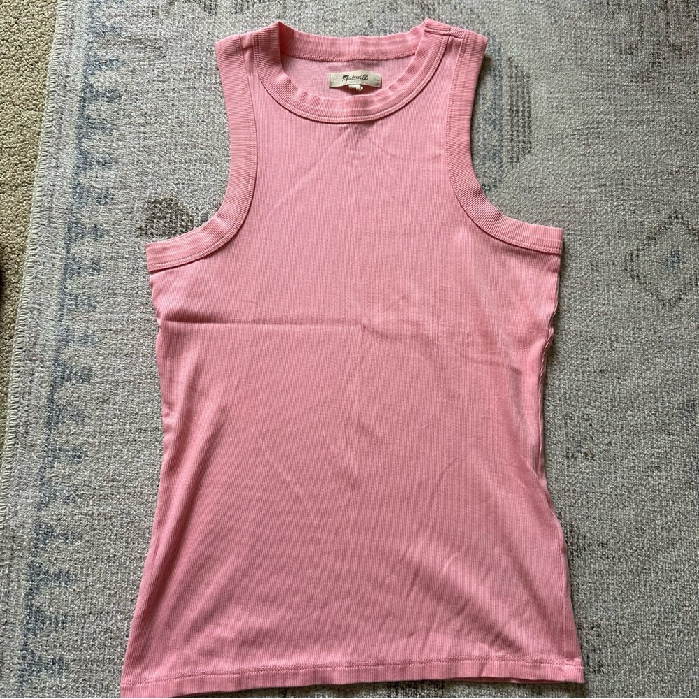 Madewell Supima Rib Cutaway Tank Size XS